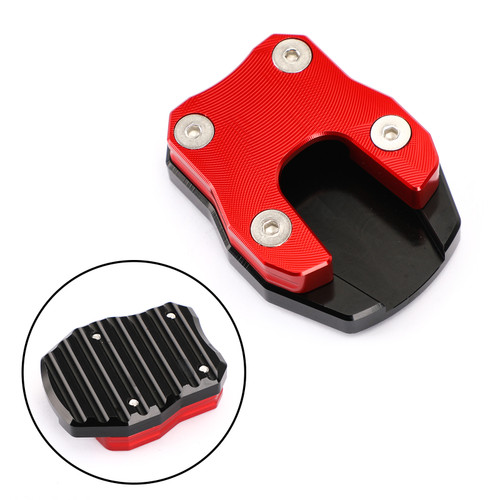 Kickstand Side Stand Extension Pad Fit For Honda ADV150 19-21 PCX 125 150 18-19 Red