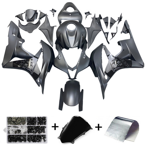  Amotopart Fairing Kit Bodywork ABS fit for Honda CBR600RR 2007 2008 Matt Black