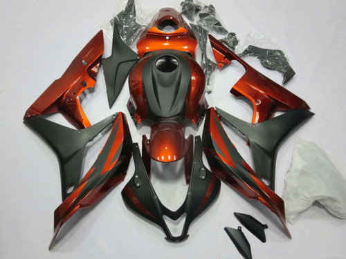 Amotopart Fairing Kit Bodywork ABS fit for Honda CBR600RR 2007 2008 Red Black