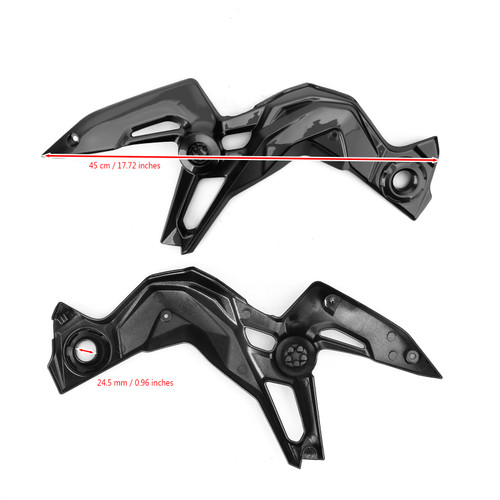 Frame Guard Cover Trim Fit For Kawasaki Z900 2020-2021 Black