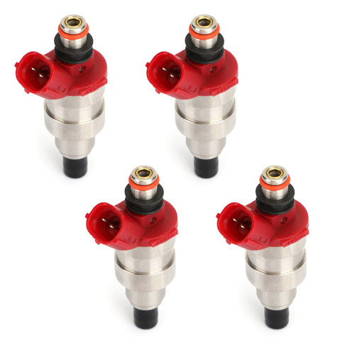 4pcs Fuel Injector G609-13-250 Fit For Mazda B2600 BASE EXTENDED LE-5 STANDARD 89-93 MPV 91-92
