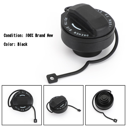 Fuel Filler Gas Cap Fit For Porsche 911 99-08 Turbo 09-12 Speedster 2011 Boxster 97-08 Black