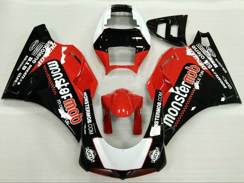 Fairing Kit For 1996-2002 Ducati 996 748 Red Black Bodywork