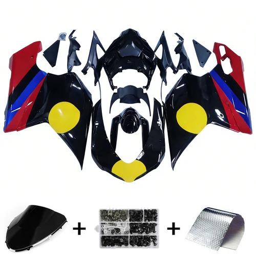 Fairing Kit Bodywork ABS fit For 2007-2011 Ducati 1098 1198 848 Black Red Yellow