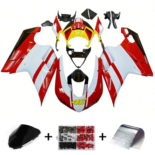 Amotopart 2007-2011 Ducati 1098 1198 848 ABS Injection Bodywork Fairing Kit