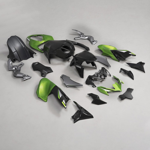 Amotopart Green Black Fairing Kit Bodywork ABS fit For 2020-2023 Kawasaki Z900