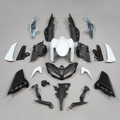 Amotopart 2017-2019 Yamaha MT-09 White Black Injection Body Cover Fairing Kits