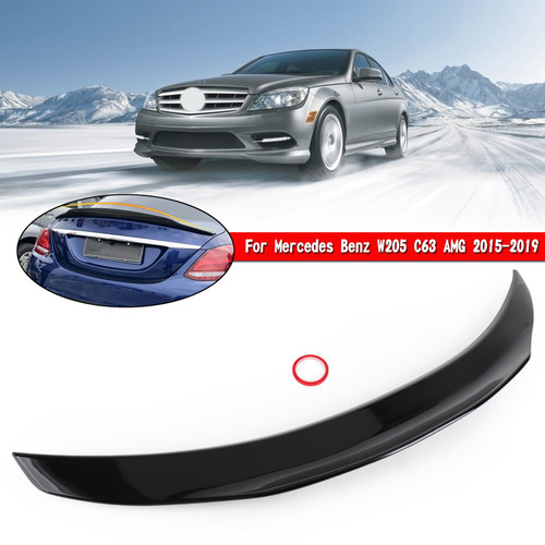 Rear Highkick Trunk Spoiler Wing Fit For Mercedes Benz W205 C63 AMG 15-21