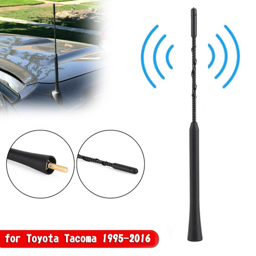 11"Inch Black Antenna Mast AM/FM Fit for Toyota Tacoma 1995-2016 Black