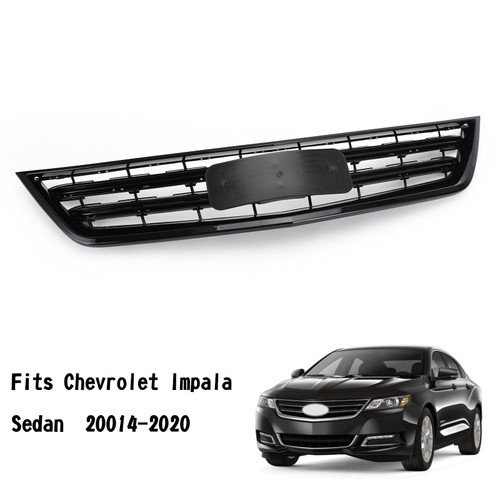 Chrome Front Bumper Grille – For Chevy Impala (2006-2016) – Direct Replacement