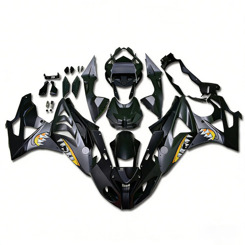 Amotopart Fairings BMW S1000RR 2009-2014 Fairing Kit Bodywork Plastic Black