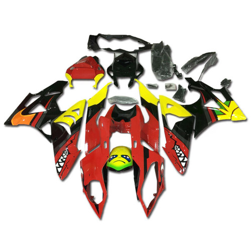Amotopart Fairings BMW S1000RR 2015-2016 Fairing Kit Bodywork Plastic Red Yellow