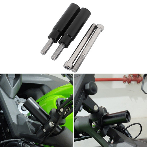 Navigation Phone Bracket Extension Rod Adapter Fit For Kawasaki Z1000SX Ninja 1000 11-19 Black