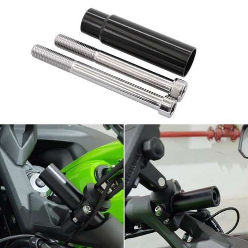 Navigation Phone Bracket Extension Rod Adapter Fit For Kawasaki Z1000SX 11-19 Ninja 1000 11-19 Black