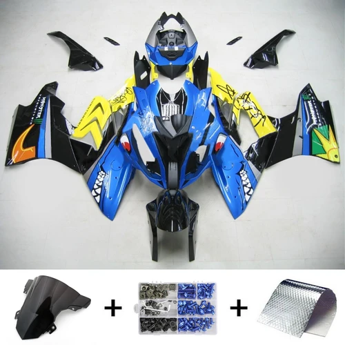 Fairing Kit For BMW S1000RR 2017-2018 Blue Yellow Bodywork