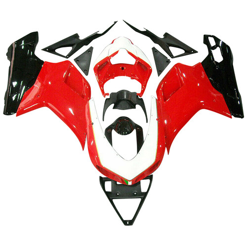 Ducati 1098 848 1198 2007-2012 Red Injection Body Cover Fairing Kits