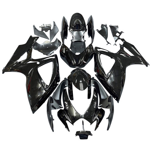 Suzuki GSXR 600 750 2006-2007 Black Injection Body Cover Fairing Kits