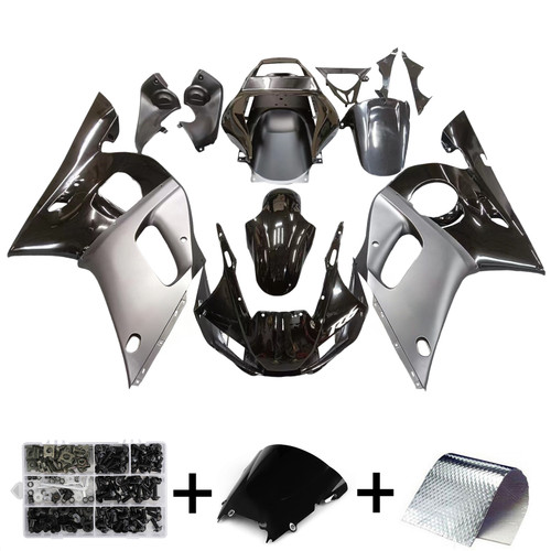 Fairing Kit Bodywork ABS fit For Yamaha YZF R6 1998-2002 Black