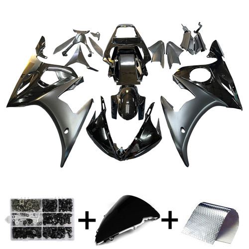 Fairing Set Bodywork ABS fit For Yamaha YZF R6 2003-2004 Black