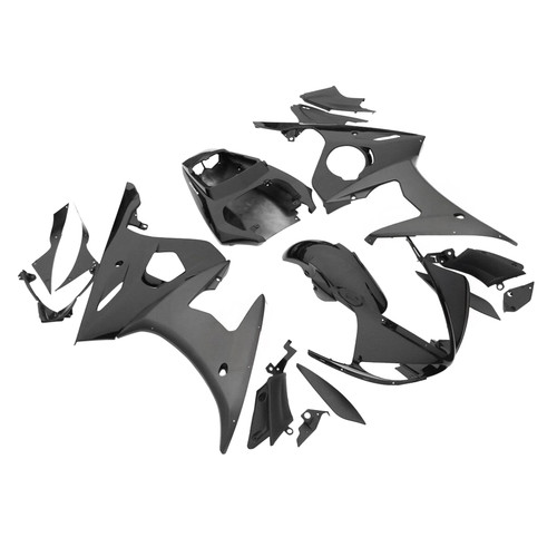 Yamaha YZF R6 2005 Black Injection Body Cover Fairing Kits