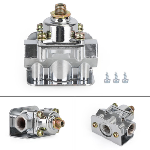 Carburetor Fuel Pressure Regulator Fit for Holley 12-803 2 Port 4 1/2 to 9 PSI