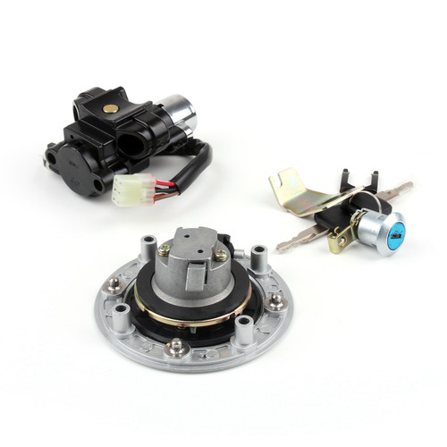 Ignition Switch Lock Fuel Gas Cap Key Set Fit for Suzuki SV650 99-02 GSXR600 01-03 GSX1400 02-07 V-Storm 02-12