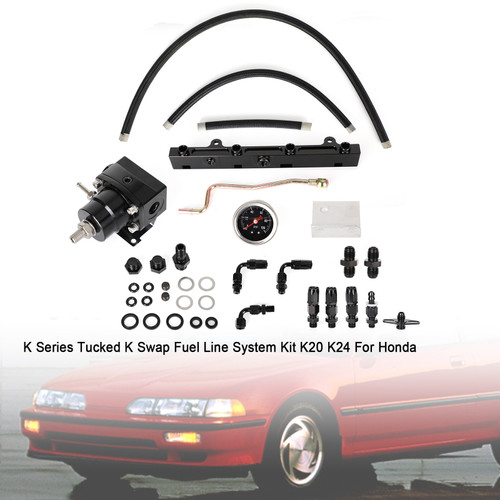 K Series Tucked K Swap Fuel Line System Kit Fit for Honda Civic 88-00 Acura Integra 90-01