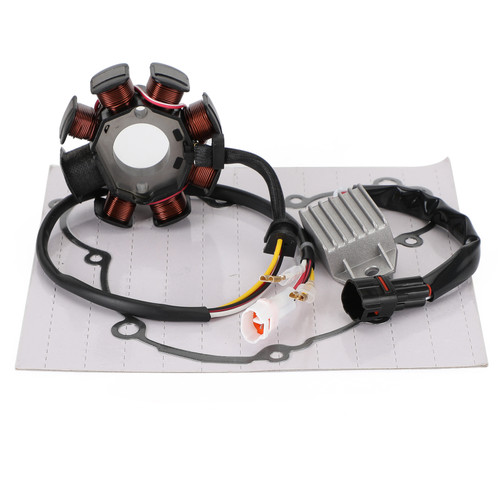Magneto Coil Stator + Voltage Regulator + Gasket Assy Fit for 250 XC 17-19 300 XC-W 300 EXC 17-18 300 EXC Six Days 2017