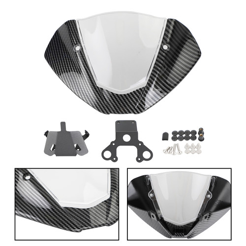 Windshield WindScreen Fit for Ducati Monster 937 950 2021-2022 Carbon