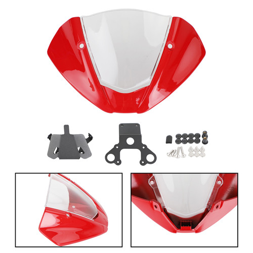 Windshield WindScreen Fit for Ducati Monster 937 950 2021-2022 Red