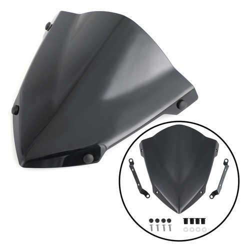 Windscreen Windshield Shield Protector Fit for Yamaha MT-09 2014-2016 Black