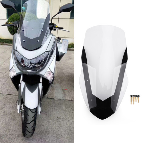 Windscreen Windshield Deflector Fit for Yamaha 2016-2018 NMAX155 NMAX 155 Clear