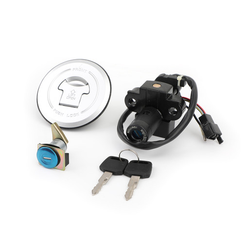 Ignition Switch Fuel Gas Cap Seat Lock Keys For Honda CB600F CB250 Hornet 98-02