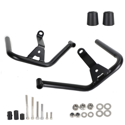 Black Engine Guards Frame Crash Bars Protection Iron Fit For Tr Trident 660 21