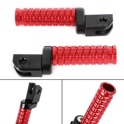 Front Footrests Foot Peg for Aprilia RS660 Tuono 660 RSV4 Factory 2021-2022 Red