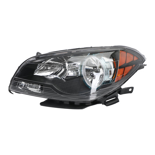 Black Housing Clear Amber Headlights Assembly For Chevr Malibu 2008-2012