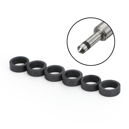 6PCS Fuel Injectors Repair Seals Fit BMW 135 335 535 550 650i 740i 750i X5 X6 6PCS Fuel Injectors Repair Seals Fit BMW 135 335 535 550 650i 740i 750i X5 X6