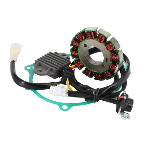 Magneto Coil Stator + Voltage Regulator + Gasket Assy Fit for Yamaha WR250F 2007-2014