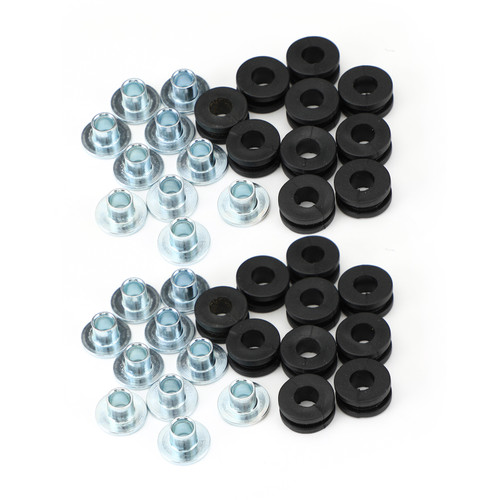 20 Pack M6 Motorcycle Side Panel Rubbers / Grommets Motorbike Kit Fit for Yamaha