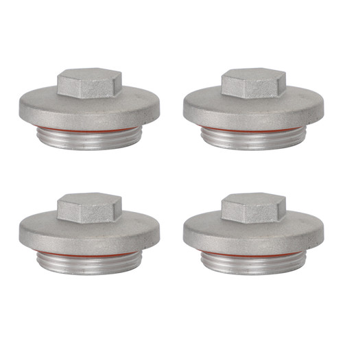 Engine Valve Tappet Adjustment Cover Inspection Cap O-Ring 17mm Fit for Suzuki 1983-1987 QuadRunner (LT125) 4pcs