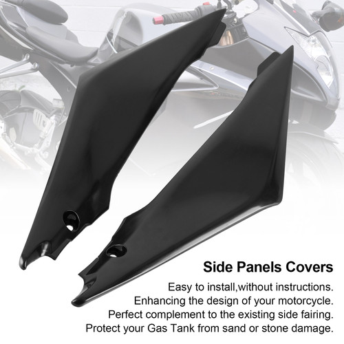Gas Tank Side Panel Cover Fairing Fit for Suzuki GSXR1000 2005-2006 K5 BLK