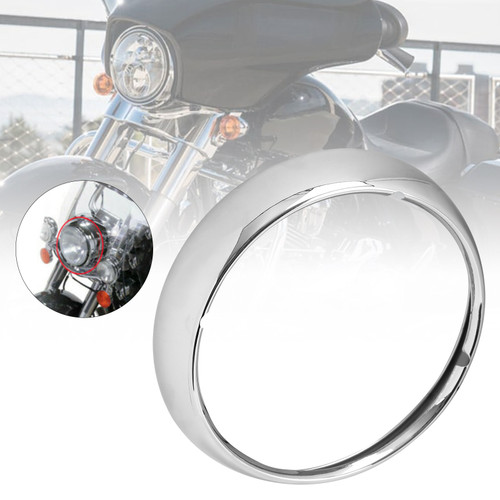 Headlight Trim Ring Light Cover For Harley Davidson Touring