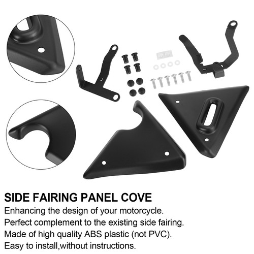 Side Fairing Panel Cover For Honda CRF1100L Africa Twin Adventure Sport 2020-2021 Black