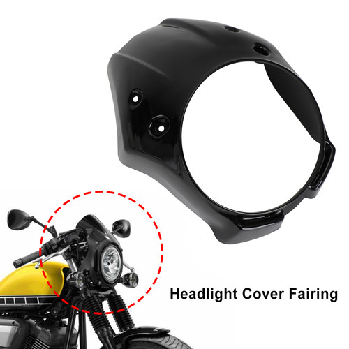 Headlight Cover Fairing Fit for Yamaha XVS 950 SPEC BOLT 950 2013-2022 Black