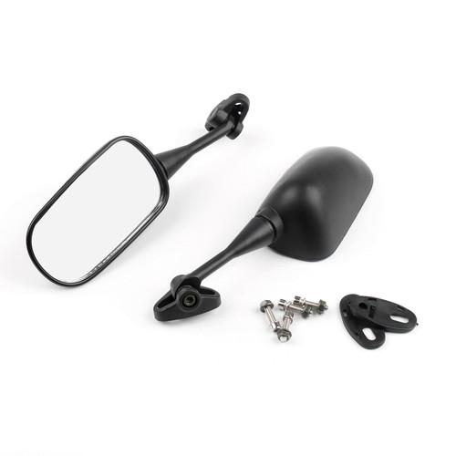 1 Pair Rear View Mirrors(left&right) For Honda CBR600RR F5 2003-2006 CBR600 CBR600F4i 2001-2007 VTR1000 1998-2006 Black