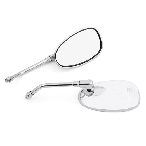 1 Pair Rear View Mirrors(left&right) For Yamaha XV125/XV250/XV400/XV535/XV700/XV750/XV920/XV1000/XV1100 Chrome