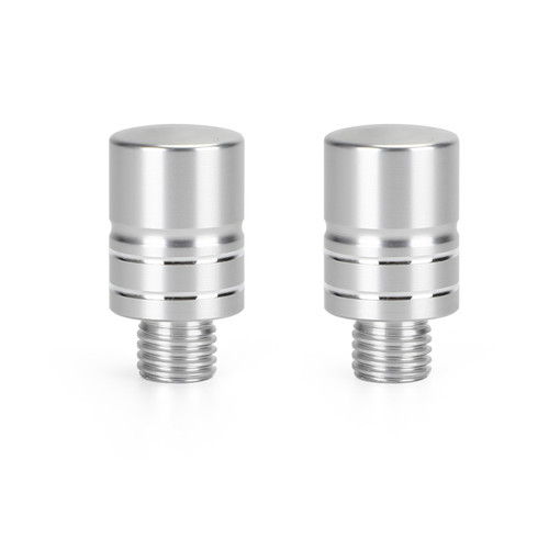 CNC Pair M10 Mirror Blanking Plugs Bolts Fit For BMW R1200GS LC 2013-2016 (Water cooling) SIL