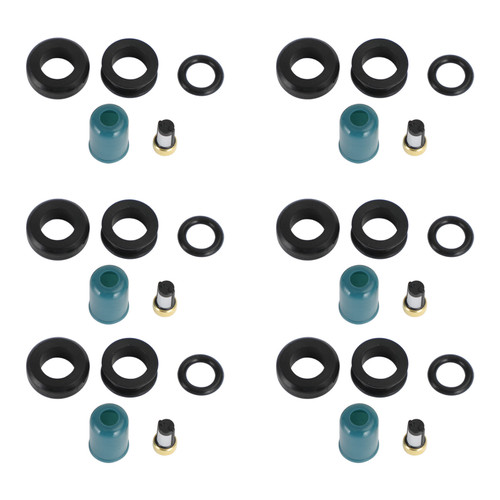 6PCS Fuel Injectors Repair Seal Rebuild Kit Fit For Toyota 4Runner 1988-1995 Pickup 1988-1995 T100 1993-1994 6PCS Fuel Injectors Repair Seal Rebuild Kit Fit For Toyota 4Runner 1988-1995 Pickup 1988-1995 T100 1993-1994