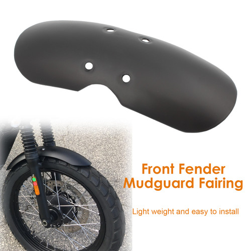 Front Fender Mudguard Fairing Fit For Triumph (Air Cooled) Bonneville / T100 / Scrambler / Thruxton 900 2001-2016 MBlack