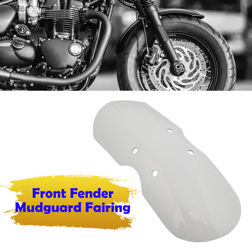 Front Fender Mudguard Fairing Fit For Triumph (Air Cooled) Bonneville / T100 / Scrambler / Thruxton 900 2001-2016 White